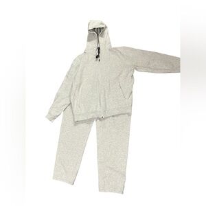 Men’s plain Grey sweat suit combo size medium